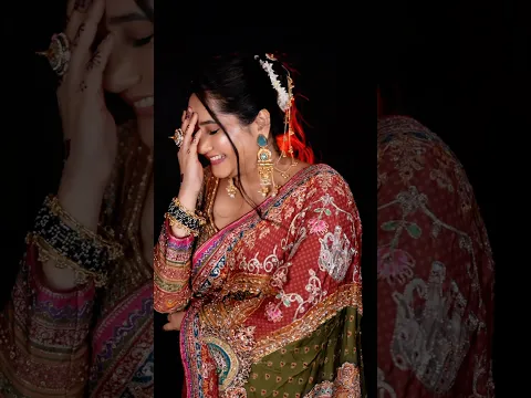 Kesi lag rahi hu? #karwachauth saree from RKSarees -8210244852 #shorts #saree #rashmikamandanna