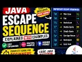 Java Escape Sequence Explained in 5 Minutes Complete Beginner Guide