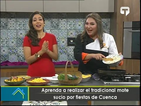 Aprenda a realizar el tradicional mote sucio por fiestas de Cuenca