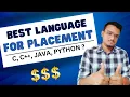 Best Programming Language for Placements C C JAVA PYTHON Interview