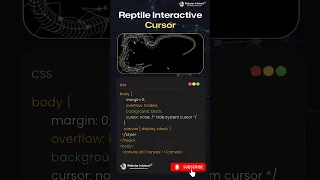 Reptile Interactive Cursor in JS