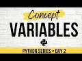 Python Tutorial Day 2 Variables in Python Explained Python for Beginners Hindi DK Dropz