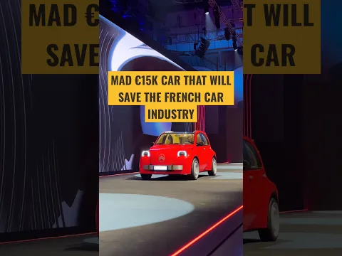 The Citroen 2CV is back! Only €15k/£13k - you having one? #parismotorshow #2cv #citroen