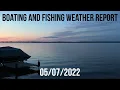 Lake St Clair Fishing and Boating Weather Report 2022