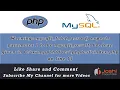 PHP Error How to Fix mysqli - fetch