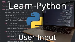 Python Tutorial for Beginners How to Get User Input