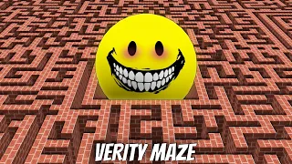 VERITY inside the BIGGEST MAZE in Minecraft !