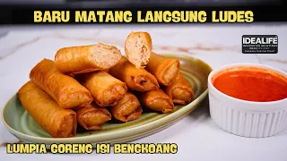 BARU MATANG LANGSUNG LUDES !! LUMPIA GORENG ISI BENGKOANG