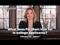 What Does Fordham Look For In Applicants Fordham University