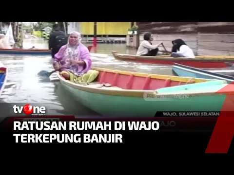 Masuki Pekan Ketiga, Banjir Wajo tak Kunjung Surut