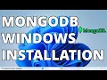 Installing MongoDB on Windows - Full Tutorial for 2026