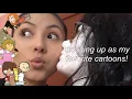 recreating bald versions of my favorite cartoon characters
