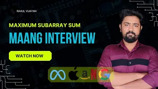 Master Kadane s Algorithm Maximum Subarray Sum Explained for MAANG Interviews in Java