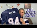 How to Sell Sports Jerseys online - eBay or Poshmark