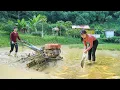 Download Lagu Nhat Prepares Fish Pond With Her Own Hands – Pumping Water, Plowing Land \u0026 Releasing Fish Seed