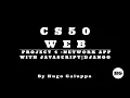 CS50W 2020 Project 4 Social Network API with Django