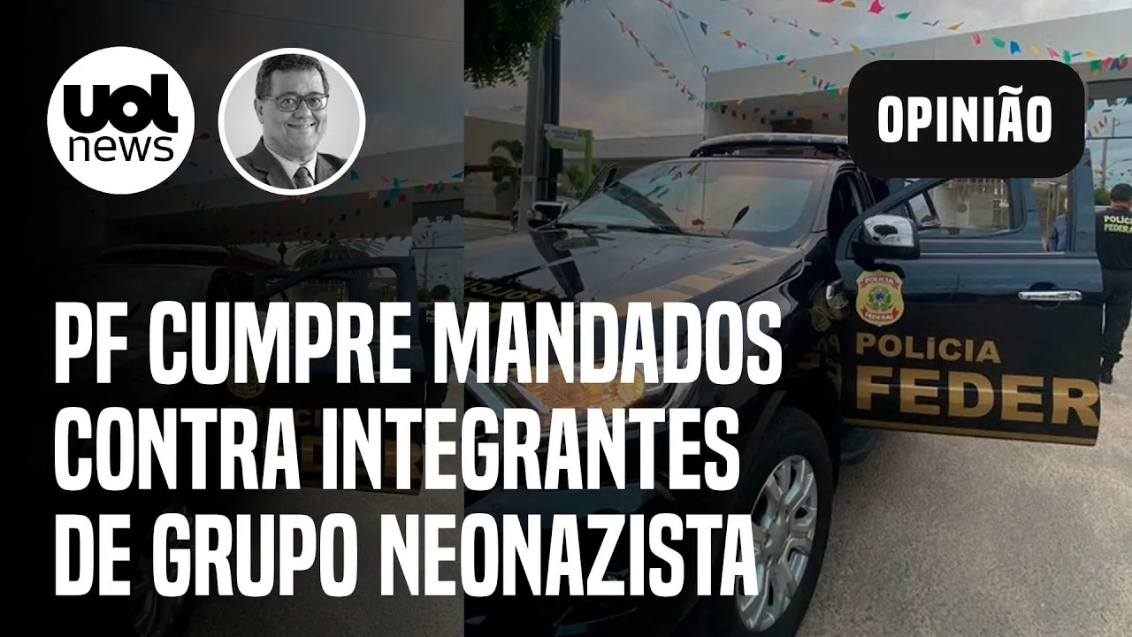PF cumpre mandados contra integrantes de grupo neonazista em operações em São Paulo e Pernambuco