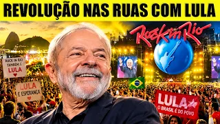 LINDO! MULTIDÃO NAS RUAS POR LULA E TAMBÉM O GIGANTE "ROCK IN RIO" ESMAGA BOLSONARISTAS DE BARRETOS!