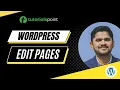 WordPress - Edit Pages