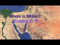 Where is Midian Mount Sinai in Saudi Arabia