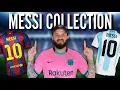 My Entire Messi Football Shirt Collection