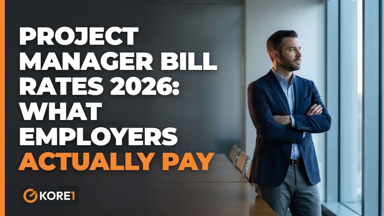 Project Manager Bill Rates 2026: What Employers Pay video - KORE1