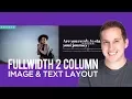 How to Create a Fullwidth 2 Column Image Text Section in Divi 4 Free Layout