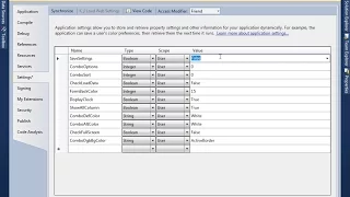 VB NET - How to Read Change Persist User Settings Using My Settings Part 7