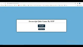 JavaScript Quiz Game Beginner Friendly Web Project