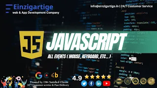 JavaScript for Beginners Part 2 Master Events in JavaScript with Practical Examples