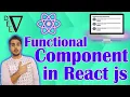 Functional Component in React js Developing React Js for beginners React JS Html Css