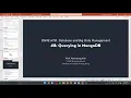 Big Data Querying in MongoDB
