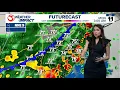 Severe storm damaging wind threat overnight