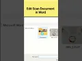 How to Edit Scan Document in Microsoft Word viral
