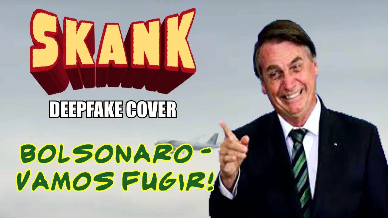 Bolsonaro cantando "Vamos Fugir" do Skank (Deepfake Cover)