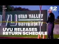 UVU releases return schedule for faculty students after Charlie Kirk assassination