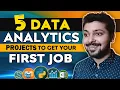 Top 5 Data Analytics Projects with Resources to Get a JOB Projects for Beginners