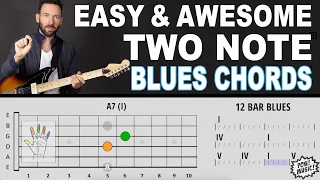 3 easy two note 7th chords for 12 bar blues rhythm and chord tone soloing double stops free pdf