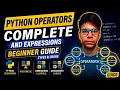 Python Operators in Hindi Arithmetic Comparison Logical Operators Python Tutorial 2026