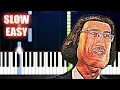 RUSH E - SLOW EASY Piano Tutorial