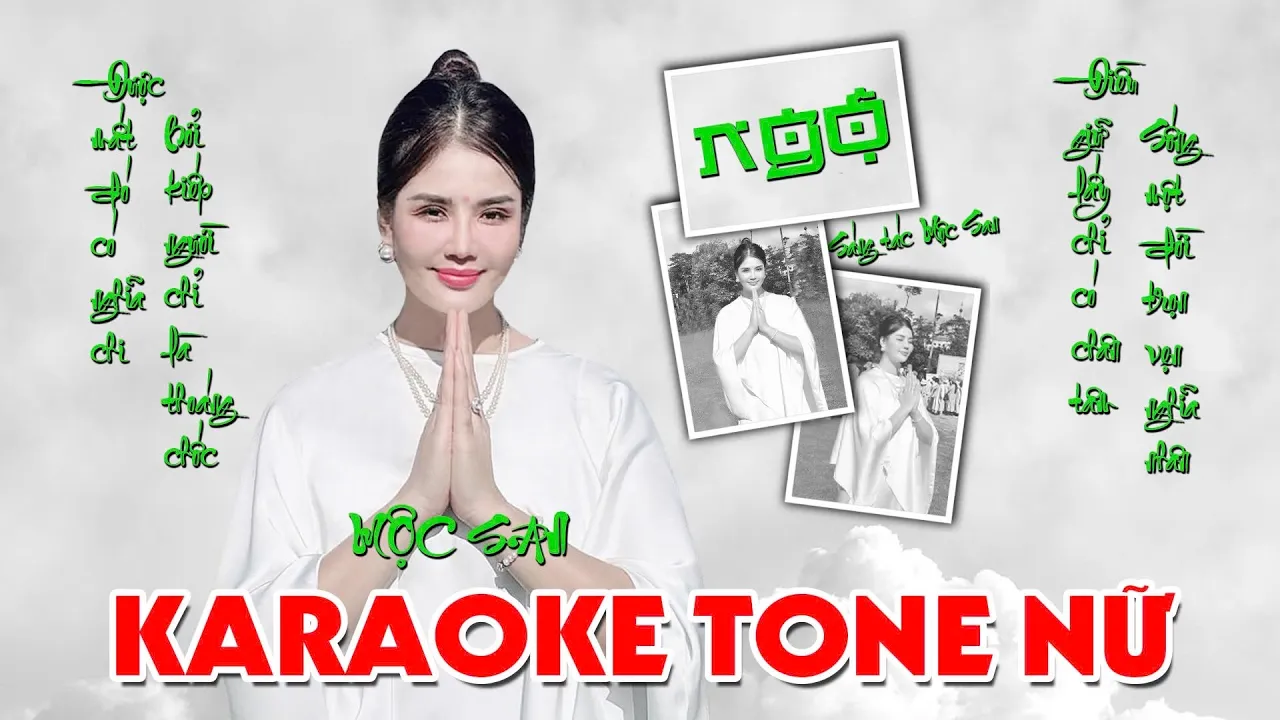 Karaoke Ngộ  (Tone Nữ)  Mộc San || Karaoke Mộc San