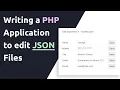 Edit JSON files with PHP