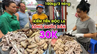 Bán 100kg/3 tiếng U50 BÁN LÒNG QUỐC DÂN KIẾM TIỀN TRIỆU cực hay mỗi ngày #bcb