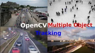 MultiTracker OpnenCV Multiple Object Tracking