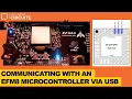Communicating with an EFM8 Microcontroller via USB