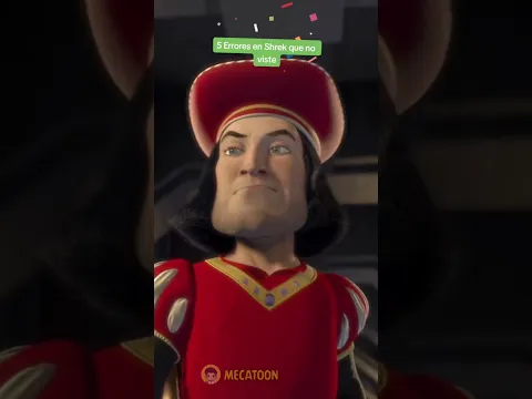 🟢😱 5 Errores en Shrek Que No Viste #Shrek #Errores