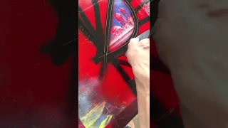 SprayPaint spider man tutorial