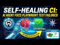 Self Healing CI AI Agent Fixes Playwright Test Failures Automatically GitHub Actions Gemini