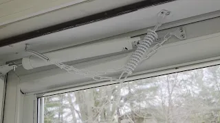 Installation Notes and Review of Wright Wind Chain V11WH on a Storm Door with Top and Bottom Closers