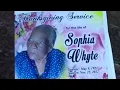 The late Sophia Harrison funeral services